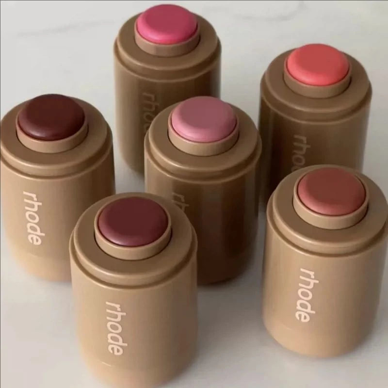Brand Skin Balm Jelly Bean Lip Gloss Spicy Marg Juice Box Pocket Blush Stick Non-fading Waterproof Blusher Moisturizing Lipstick